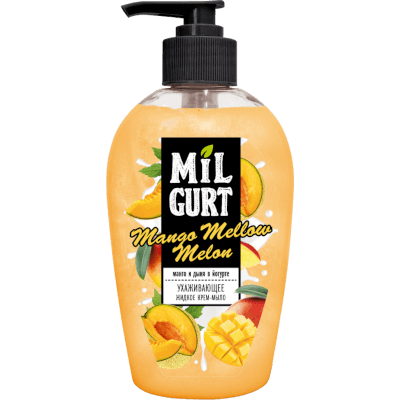 Милгурт/Milgurt Крем-мыло жидкое манго/дыня в йогурте 280мл