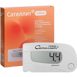 Глюкометр Сателлит плюс ПГК-02,4 Глюкометр Сателлит плюс ПГК-02,4