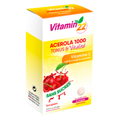 Витамин 22 Ацерола 1000 табл. жев. №24
