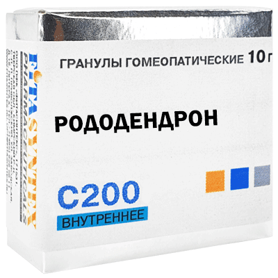 Рододендрон С200 гран. гомеопат. 10г