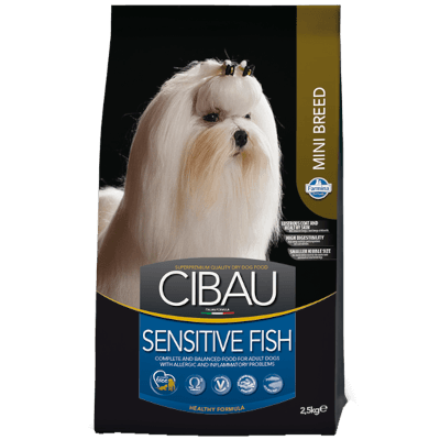 Фармина Cibau Sensitive Корм сухой для собак мини пород рыба 2,5кг