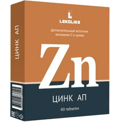 Цинк ап табл. 300мг №40 Цинк ап табл. 300мг №40