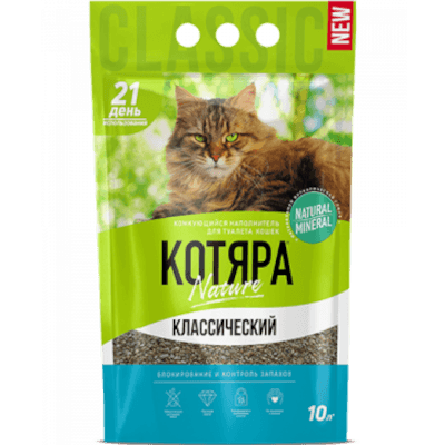 Котяра Наполнитель комкующийся 10л (4.2 кг)