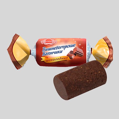 Вишневогорские Конфеты-батончики на фруктозе молочные 160г