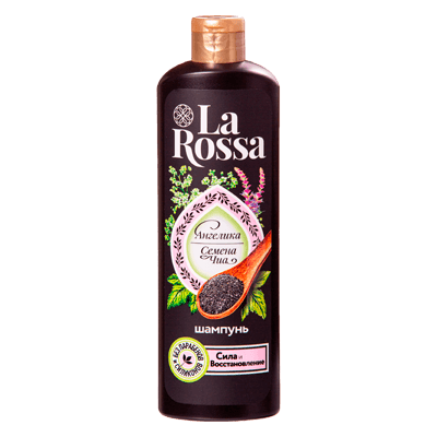 La Rossa/Ла Росса Шампунь для волос ангелика/семена чиа 500мл