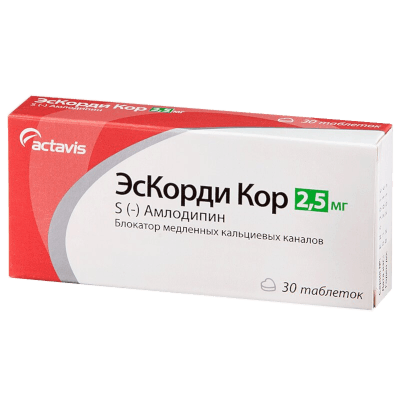 ЭсКорди Кор табл. 2,5мг №30