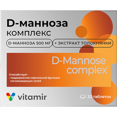 D-Манноза комплекс таб. 865мг №30
