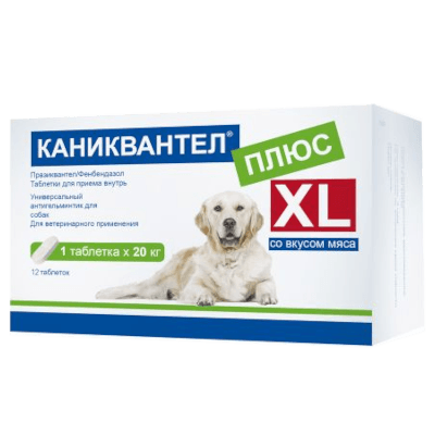 Каниквантел плюс XL для собак табл. №1 Каниквантел плюс XL для собак табл. №1