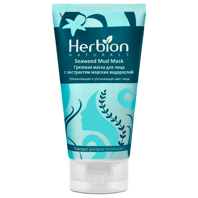 Хербион/herbion Маска грязевая для лица с экстр. морских водорослей naturals 100мл