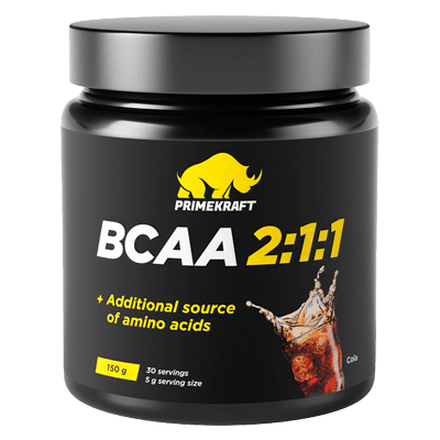 БЦАА 2:1:1 (BCAA 2:1:1) Прайм крафт/prime kraft пор. со вкусом колы 150г БЦАА 2:1:1 (BCAA 2:1:1) Прайм крафт/prime kraft пор. со вкусом колы 150г