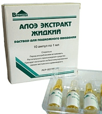 Алоэ экстракт жидкий р-р для п/к введ. амп. 1мл №10
