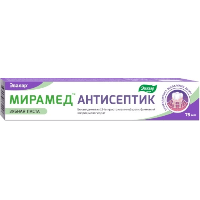 Мирамед антисептик Зубная паста 75мл