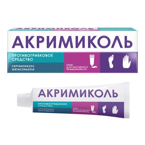 Акримиколь крем для наружного применения 2% 30г