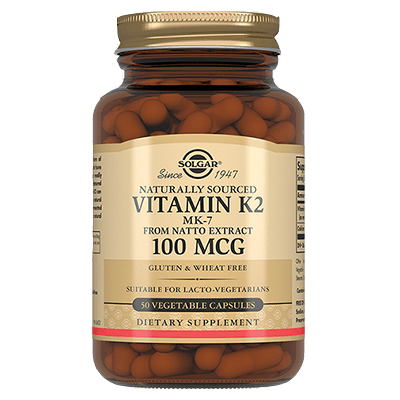 Солгар Натуральный витамин К2 (менахинон 7) капс. 100мкг №50