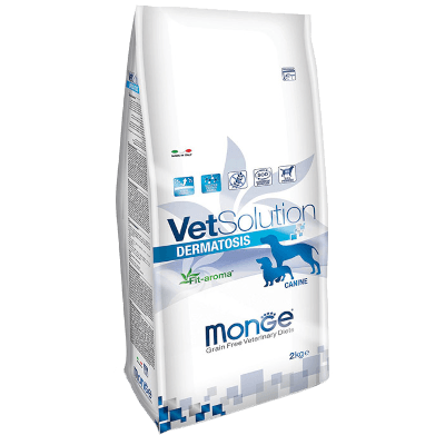 Монж VetSolution Корм сухой для собак при заболевании кожи дерматозис 2кг Монж VetSolution Корм сухой для собак при заболевании кожи дерматозис 2кг