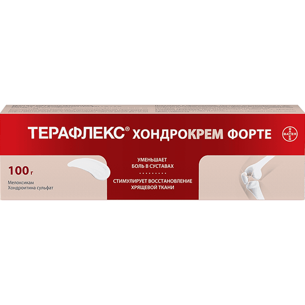 Терафлекс Хондрокрем Форте крем 1%+5% 100г