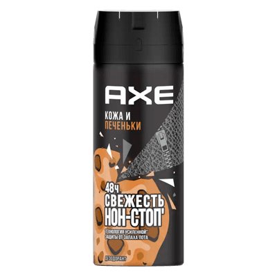 АКС/AXE Дезодорант-аэрозоль мужской Кожа и печеньки 150мл