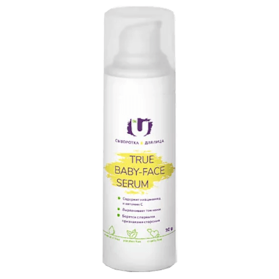 The U Сыворотка для лица true baby-face serum 30г