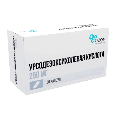 Урсодезоксихолевая кислота капс. 250мг №50