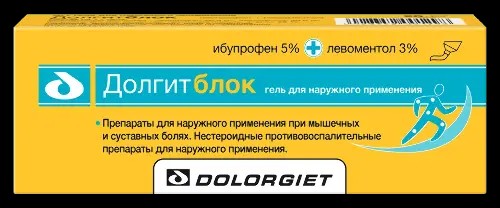 Долгитблок гель для наружного применения 5%+3% 20г