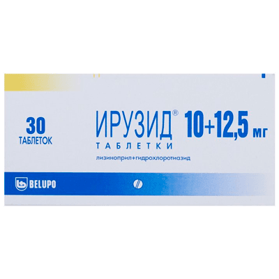 Ирузид табл. 10мг+12,5мг №30