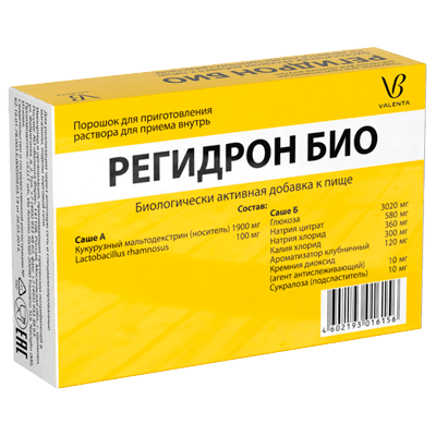 Регидрон Био пор. д/р-ра для приема внутрь саше А+Б 6,4г №5