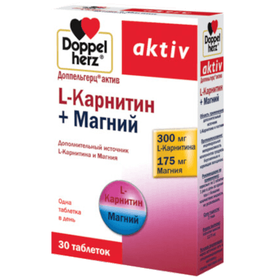 Доппельгерц актив Л-Карнитин+магний табл. №30