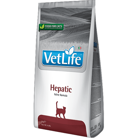 Фармина Vet Life Hepatic Корм сухой для кошек диета при печеночной недостаточности 400г