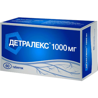 Детралекс таб. п.п.о. 1000мг №60