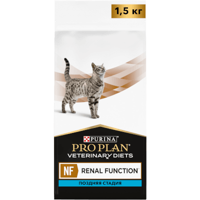 Проплан Vet Diet NF Корм сухой для кошек при патологии почек (на поздней стадии) 1,5кг