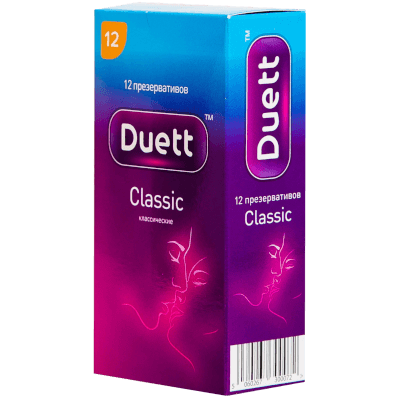 Дуэтт/duett Презервативы классик №12 Дуэтт/duett Презервативы классик №12