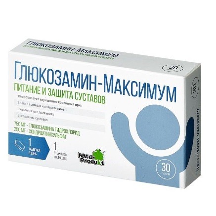 Глюкозамин максимум табл. №30