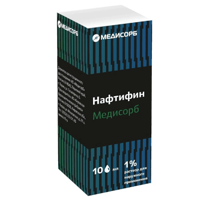 Нафтифин Медисорб р-р для наружного применения 1% 10мл Нафтифин Медисорб р-р для наружного применения 1% 10мл