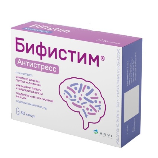 Бифистим антистресс капс. 0,45г №30