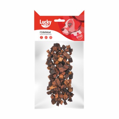 Lucky bits/Лаки Битс Лакомство для собак легкое говяжье для дрессуры 100г