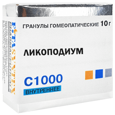 Ликоподиум С1000 гран гомеопат 10г