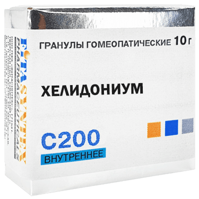 Хелидониум С200 гран гомеопат 10г