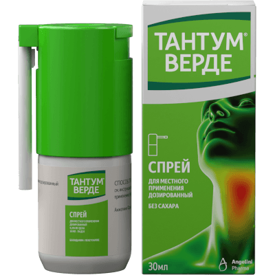 Тантум Верде спрей д/местн. прим. доз. 0,255мг/доза 176доз 30мл №1