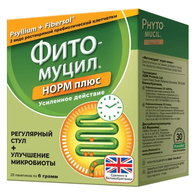 Фитомуцил норм плюс пор. 6г №25