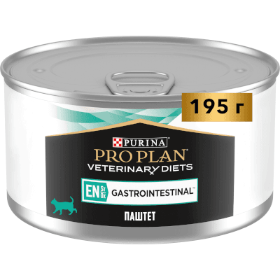 Проплан Vet Diet EN Gastrointestinal Корм влажный для кошек при нарушениях пищеварения лосось пауч 85г