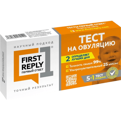 Тест на овуляцию Первый ответ №5+1 Тест на овуляцию Первый ответ №5+1