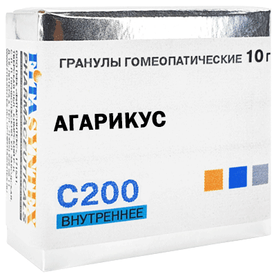 Агарикус С200 гран. гомеопат. 10г