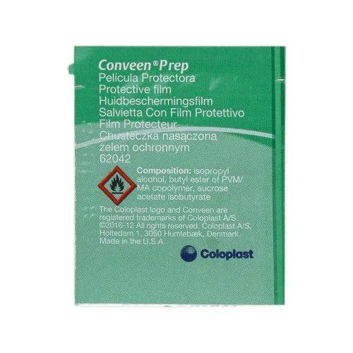 Защитная пленка conveen prep в форме салфеток №1 Защитная пленка conveen prep в форме салфеток №1
