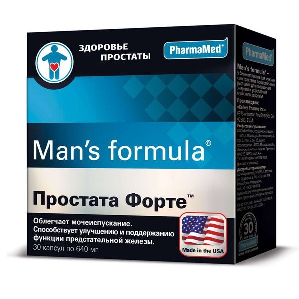 Мен-с формула Простата форте капс. №30