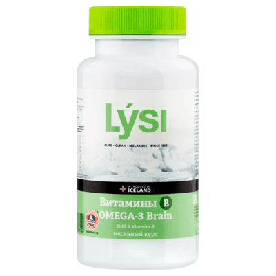 Лиси Омега-3 Брэйн капс. с витаминами гр.В №60