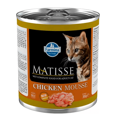 Фармина Matisse Корм влажный для кошек мусс курица консервы 300г