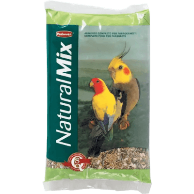 Падован/Padovan Naturalmix Parrocchetti Корм для средних попугаев 850г