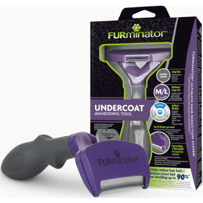 Furminator Фурминатор для больших кошек с длинной шерстью р.М-L