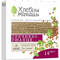 Хлебцы гречишно-ржаные хлебец-молодец (с провитамином А) 110г Хлебцы гречишно-ржаные хлебец-молодец (с провитамином А) 110г