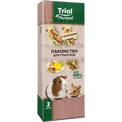 Триол Original Лакомство для грызунов с фруктами 50г